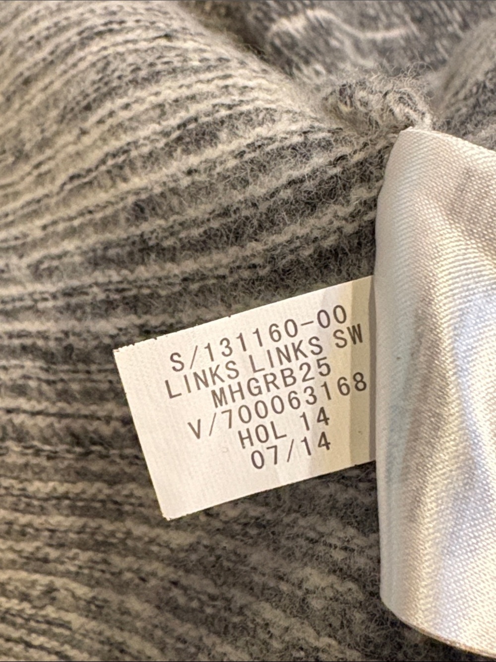 Banana Republic Merino Wool Blend Heather Grey Knit Cardigan Sweater size XS - Picture 14 of 14